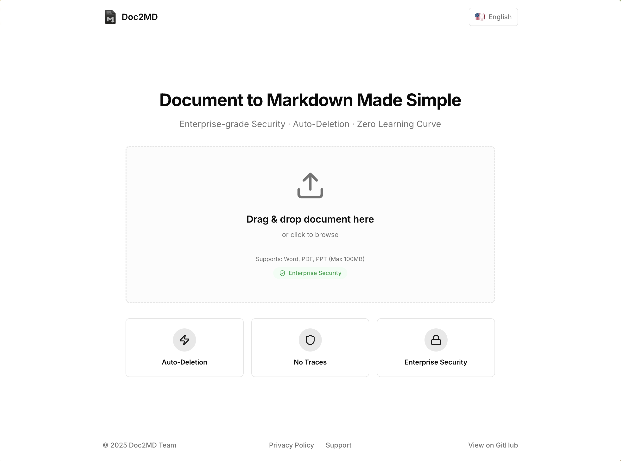 doc2md project preview